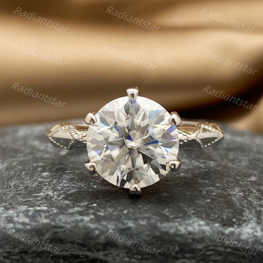 Silver Diamond Ring